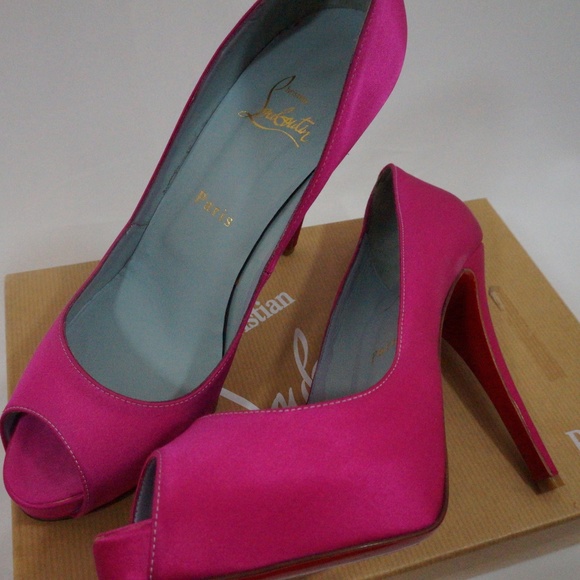 Christian Louboutin Shoes - CHRISTIAN LOUBOUTIN VERY PRIVE 120 CREPESATIN 38.5